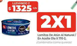 Supermercados DIA Dia lomitos de atún al natural/ en aceite oferta