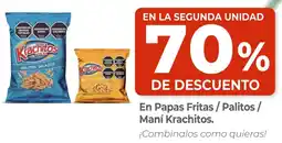 Supermercados DIA Krachitos en papas fritas / palitos/ maní oferta
