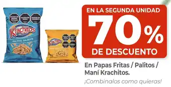 Supermercados DIA Krachitos en papas fritas / palitos/ maní oferta