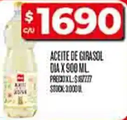Supermercados DIA Dia aceite de girasol oferta