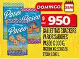 Supermercados DIA Paseo galletitas crackers varios sabores oferta