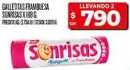 Supermercados DIA Sonrisas galletitas frambuesa oferta