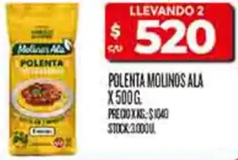 Supermercados DIA Molinos ala polenta oferta