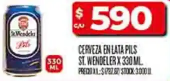 Supermercados DIA St. wendeler cerveza en lata pils oferta