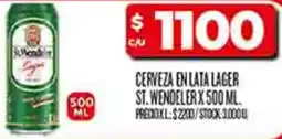 Supermercados DIA St. wendeler cerveza en lata lager oferta