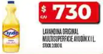 Supermercados DIA Ayudín lavandina original multisuperficie oferta