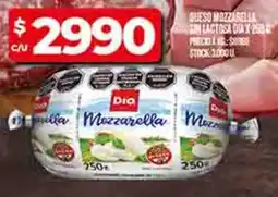 Supermercados DIA Dia mozzarella oferta