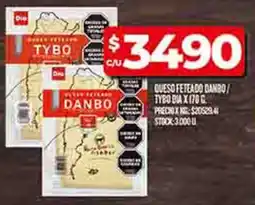 Supermercados DIA Dia queso feteado danbo/tybo oferta