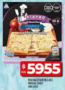 Supermercados DIA Pietro fugazzeta con masa madre oferta