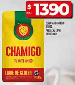 Supermercados DIA Chamigo yerba mate oferta