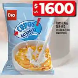 Supermercados DIA Dia copos de maíz oferta