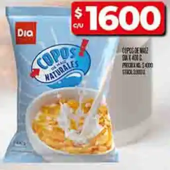 Supermercados DIA Dia copos de maíz oferta