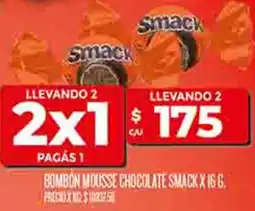 Supermercados DIA Smack bombon mousse chocolate oferta