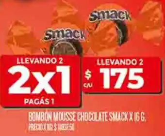 Supermercados DIA Smack bombon mousse chocolate oferta