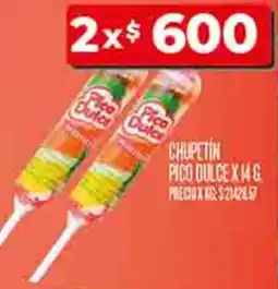 Supermercados DIA Pico dulce chupetín oferta