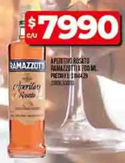 Supermercados DIA Aperitivo rosato ramazzotti oferta