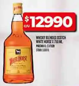 Supermercados DIA White horse whisky blended scotch oferta