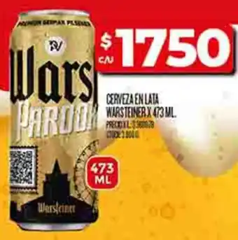Supermercados DIA Warsteiner cerveza en lata oferta