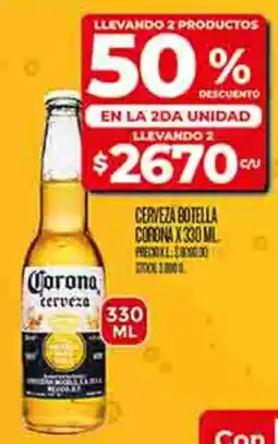 Supermercados DIA Corona cerveza botella oferta
