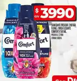 Supermercados DIA Comfort suavizante frescor/energia floral/brisa elegante oferta