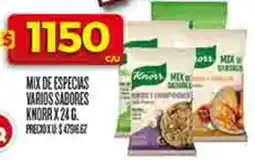 Supermercados DIA Knorr mix de especias varios sabores oferta