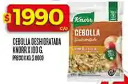 Supermercados DIA Knorr cebolla deshidratada oferta