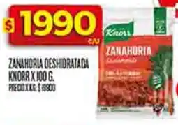 Supermercados DIA Knorr zanahoria deshidratada oferta