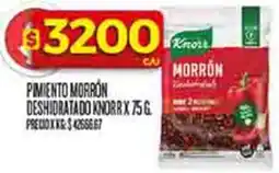 Supermercados DIA Knorr pimiento morrón deshidratado oferta