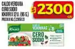 Supermercados DIA Knorr caldo verdura cero sodio oferta