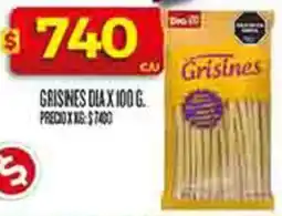 Supermercados DIA Dia grisines oferta