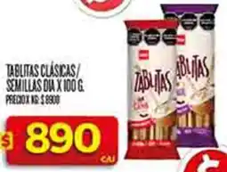 Supermercados DIA Dia tablitas clásicas/ semillas oferta