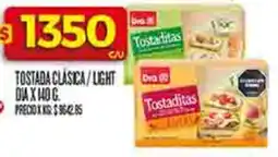 Supermercados DIA Dia tostada clásica / light oferta
