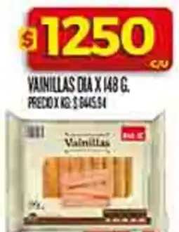 Supermercados DIA Dia vainillas oferta