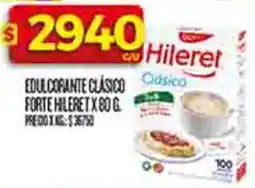 Supermercados DIA Hileret edulcorante clásico forte oferta
