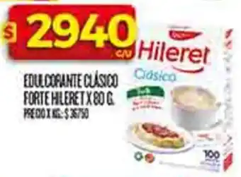 Supermercados DIA Hileret edulcorante clásico forte oferta