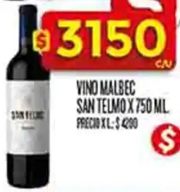 Supermercados DIA San telmo vino malbec oferta