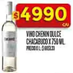 Supermercados DIA Chacabuco vino chenin dulce oferta