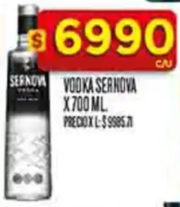 Supermercados DIA Sernova vodka oferta
