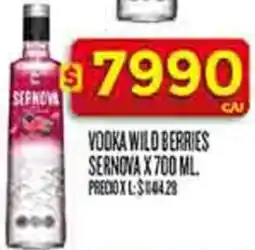 Supermercados DIA Sernova vodka wild berries oferta