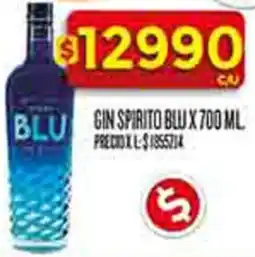 Supermercados DIA Blu gin spirito oferta