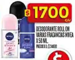 Supermercados DIA Nivea desodorante roll on varias fragancias oferta