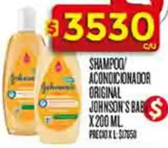 Supermercados DIA Johnson's baby shampoo/ acondicionador original oferta