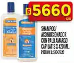 Supermercados DIA Capilati shampoo/ acondicionador con palo amargo oferta