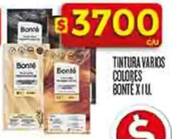 Supermercados DIA Bonté tintura varios colores oferta