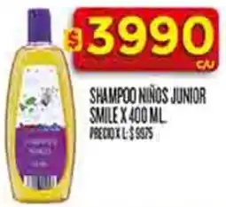 Supermercados DIA Shampoo niños junior smile oferta