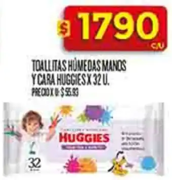 Supermercados DIA Huggies toallitas humedas mands y cara huggies oferta