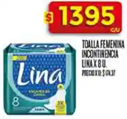 Supermercados DIA Lina toalla femenina incontinencia oferta