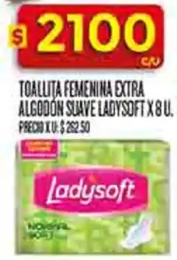 Supermercados DIA Ladysoft toallita femenina extra algodon suave oferta