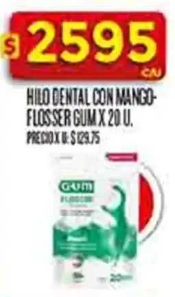 Supermercados DIA Gum hilo dental con mango- flosser oferta