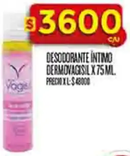 Supermercados DIA Dermovagisil desodorante intimo oferta